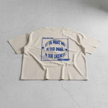 Genesis 1:26 - Boxy mineral wash tee