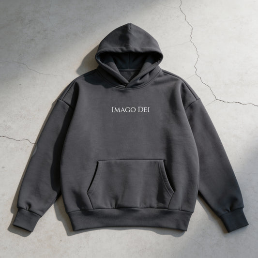 Image - Stone Gray Heavyweight Fleece Hoodie
