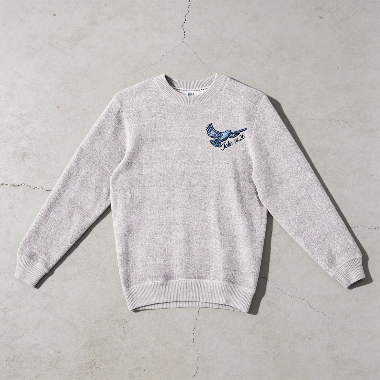 Holy Spirit - Salt and Pepper knit sweater