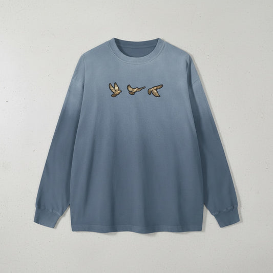 Holy Spirit Gradient Washed Long Sleeve T-Shirt