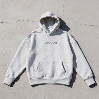 Image - Heather Gray Heavyweight Fleece Hoodie