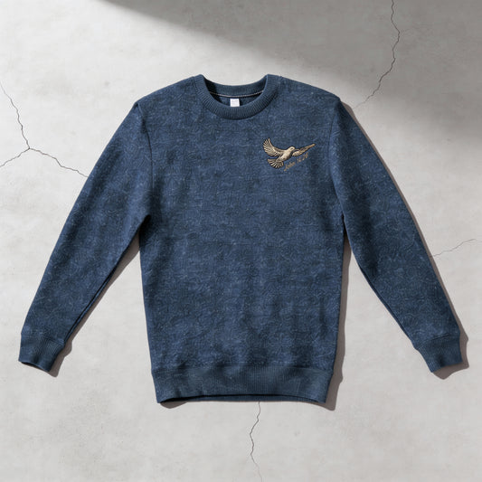 Holy Spirit - Navy Blue knit sweater
